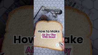 How to Make Air Dry Clay with Bread craftideas [upl. by Bonn719]