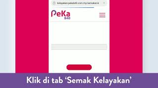 Langkah Semak Kelayakan PeKa B40 [upl. by Akiemat]