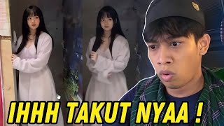 OZIIETV REACTION KUNTI PALING HOROR ‼️ [upl. by Fitalludba]