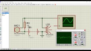 How to add MICROPHONE in proteus [upl. by Heppman]