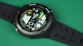 NEW KC82 Military GPS Smart Watch  Unboxing First time setup Feature review link in description [upl. by Vere]