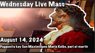 Quiapo Church Live Mass Today August 14 2024 Wednesday [upl. by Aniret]