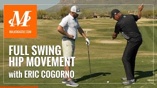 Malaska Golf  Full Swing Hip Movement and Straight Line Forces with Eric Cogorno [upl. by Hsinam203]