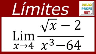 LÍMITES ALGEBRAICOS  Ejercicio 14 [upl. by Nedla]