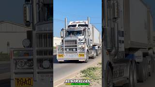 Kenworth T909 with tipper trailers accelerating [upl. by Ahsinahs]