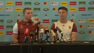 England press conference Sam Underhill and Tom Curry [upl. by Eihpos]