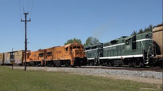 SCL GE U18Bs on the Pickens Belton Turn [upl. by Atikehs440]