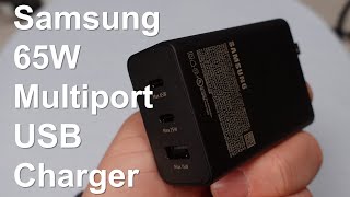 Samsung 65W Power Adapter Trio EPT6530 Review and Test [upl. by Airehtfele518]