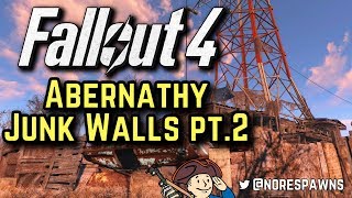 Fallout 4  Abernathy Farm Junk Walls Pt2 [upl. by Hesky727]