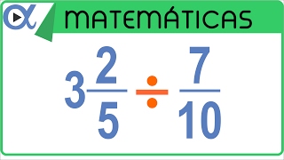 ➗ DIVISIÓN de una FRACCIÓN MIXTA entre una FRACCIÓN PROPIA 👉 con Diferente Denominador [upl. by Simpson123]