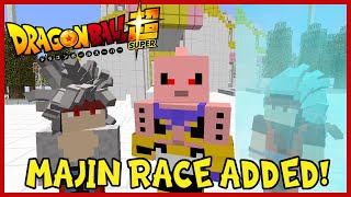 MAJIN RACE ADDED SUPER SAIYAN 5 TONS OF AURAS amp MORE Minecraft Dragon Block Essentials Mod Review [upl. by Lalaj]