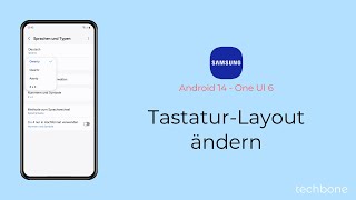 TastaturLayout ändern  Samsung Android 14  One UI 6 [upl. by Anitap816]