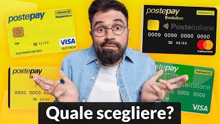 Quale Carta PostePay Scegliere Standard Evolution Digital o [upl. by Cirdek]