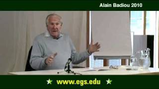 Alain Badiou What is Philosophy Part I 2010 [upl. by Mashe]