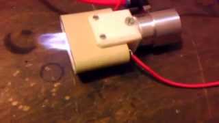 Plasma Jet with compressed air  Atmospheric Plasma  homemade [upl. by Moorefield]