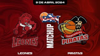 Leones de Ponce vs Piratas de Quebradillas  BSN2024 [upl. by Ainecey]