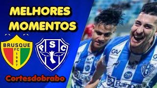 BRUSQUE X PAYSANDU MELHORES MOMENTOS GOLS paysandu papaotv remo remotv [upl. by Sesylu]