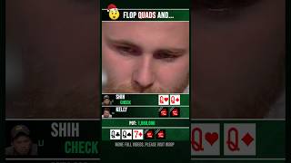 Flop quads then get action poker [upl. by Drannel]