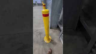 Flexible Nova Impact Bollard Test Video [upl. by Walley]