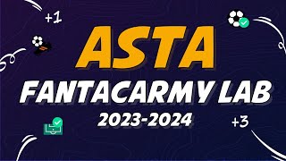 ASTA FANTACARMY LAB 20232024  Asta Fantacalcio Classic Random vs Abbonati [upl. by Enelie]