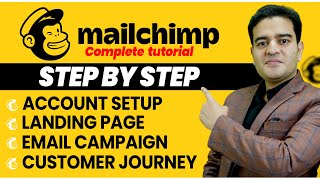 Mailchimp Complete Tutorial  Mailchimp Email Marketing Step By Step Tutorial For Beginners [upl. by Enelyak]