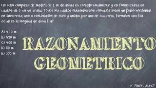 UNMSM 94  Razonamiento Geometrico Cubos [upl. by Novad]