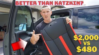 Are These Seat Covers BETTER Than Katzkin Kustom Interior Ford F150 Leather Seat Covers [upl. by Holmes468]