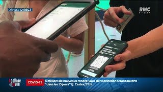 Covid19  première journée avec le pass sanitaire en France [upl. by Takeshi290]