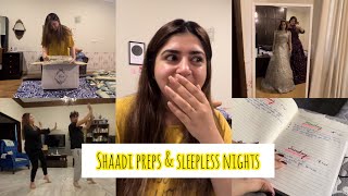 My Shaadi Preps  MY BRIDAL JORAS ARRIVED TODAY  GlossipsVlogs [upl. by Elleniad]