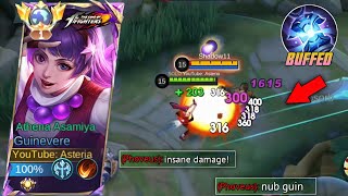 BREAKING THE META GUINEVERE BUFFED ITEM COMBO FOR DEVASTATING 1 SHOT KILLS MUST TRY FOR MLBB PROS [upl. by Goldstein]