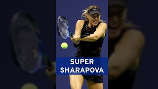 Maria Sharapova hits 2 LOBS in sensational point 👀 [upl. by Josh860]