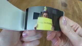 DIY Flipbook Happy Birthday Daumenkino [upl. by Gibson]