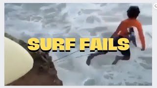 Painful Surf Fails 2022  Big Wave Fails [upl. by Felicle366]