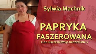 Papryka faszerowana nadziewana pieczarkami i mięsem [upl. by Brad]