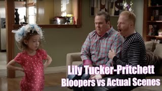 Lily TuckerPritchett Bloopers vs Actual Scenes  Modern Family Seasons 310 [upl. by Manaker571]