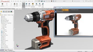 Solidworks tutorial PhotoView 360 [upl. by Yspyg]