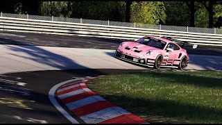 assetto corsa  nordschleife endurance  practice lap  Porsche 992 cup [upl. by Naras]