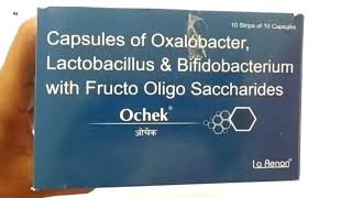 Ochek Capsule  Oxalobacter Lactobacillus amp Bifidobacterium with Fructo Oligo Saccharides Capsules [upl. by Zeiler290]