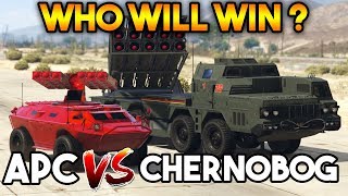 GTA 5 ONLINE  CHERNOBOG VS APC  DOOMSDAY HEIST DLC [upl. by Wanonah]