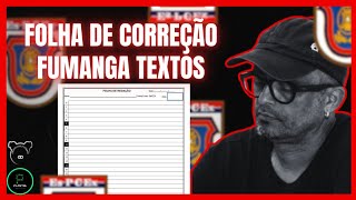 REDAÇÃO ESPCEX  FOLHA DE CORREÇÃO COM FUMANGA TEXTOS [upl. by Nilya369]