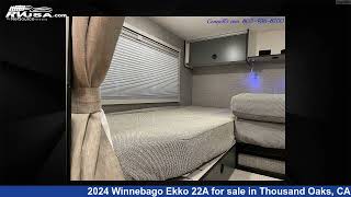 Stunning 2024 Winnebago Ekko 22A Class C RV For Sale in Thousand Oaks CA  RVUSAcom [upl. by Jermayne]