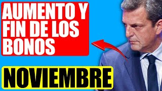 ❌Fin de los Bonos y se viene un Aumento de Impacto en Jubilados y Pensionados de ANSES en Noviembre💸 [upl. by Rabelais]