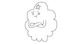 How to draw Lumpy Space Princess step by step for beginners from Adventure Time [upl. by Binnie]