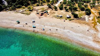 Megtaláltuk a tökéletes vadkemping partot Görögországban  Lakóautóval Európában [upl. by Yoc]