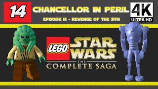 Lego Star Wars The Complete Saga Gameplay  PC4K 60FPS  Chancellor in Peril  All Collectables [upl. by Ahsir894]