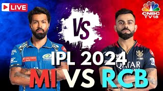 IPL 2024 LIVE MI vs RCB LIVE Match  Mumbai Indians vs Royal Challengers Bengaluru LIVE Score N18L [upl. by Colis]