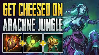 THIS BUILD DOES IT ALL and nothing  Arachne Jungle Gameplay SMITE Conquest [upl. by Akenal]