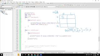 أساسيات البرمجة بلغة السي Two dimensional array [upl. by Belen]