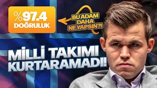 Magnus Carlsen MİLLİ MAÇA ÇIKTI ve KAHROLDU [upl. by Dnumde483]