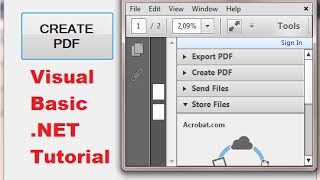 Visual Basic NET Tutorial 47  iTextSharp  How to create PDF file in VBNET [upl. by Hcnarb]